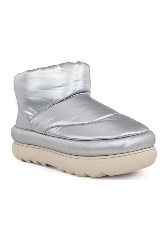Classic Maxi Mini Women's Ankle Boots Silver 1135151-MSLV