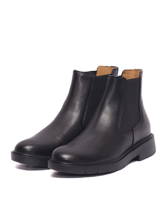 D Spherica Leather Women's Chelsea Boots Black