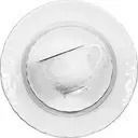 Emfasi Silver Porcelain Dinnerware Set 44pcs