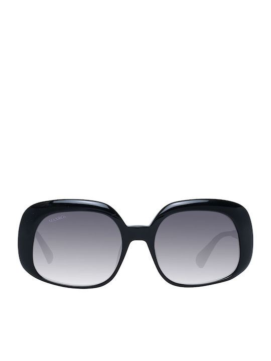 Max & Co Women's Sunglasses with Black Plastic Frame and Black Gradient Lens MO0018 01B