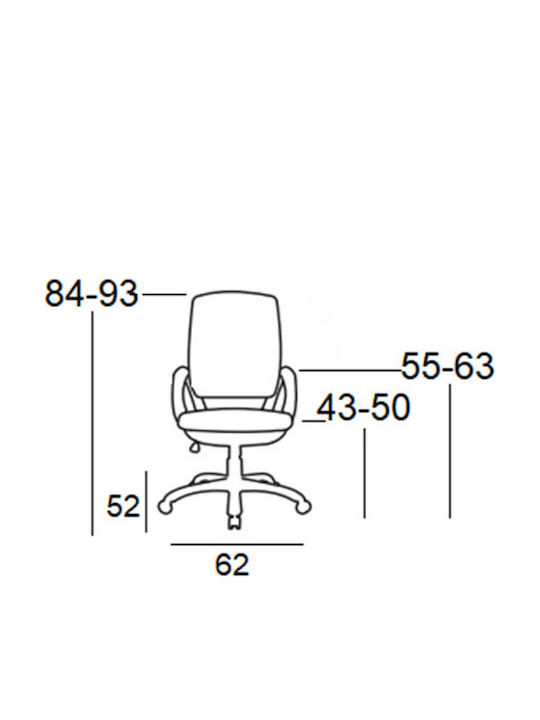 Кресло Офисно A1850 White / Green Zita Plus