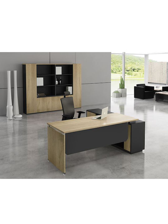 Ecke Professionelles Büro Project Holz Beige 180x160x75cm