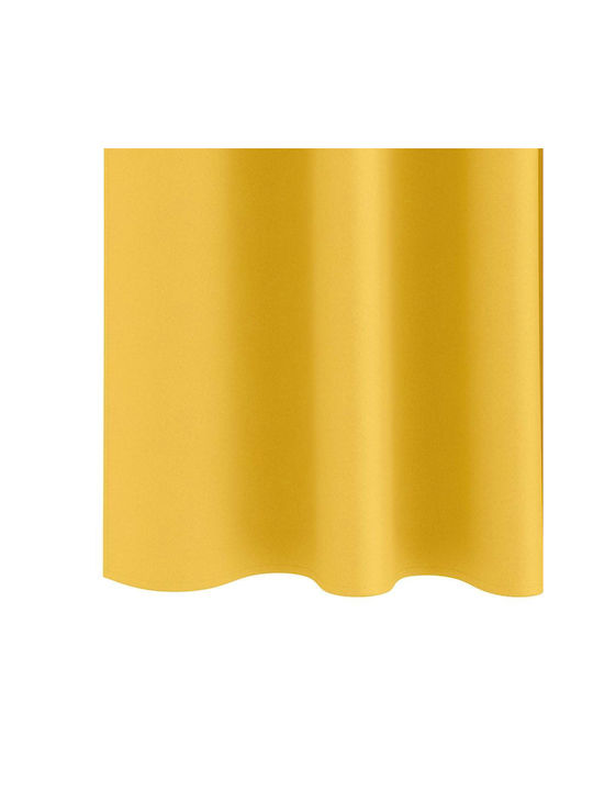 vidaXL Set of Blackout Curtains for Window with Pencil Pleat Yellow 140x175cm