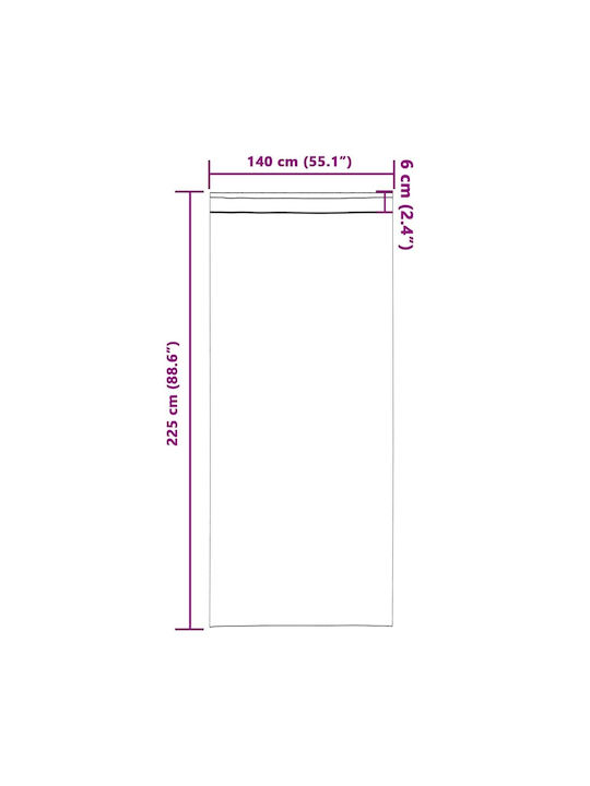 vidaXL vidaXL Vorhänge Verdunkelung Fenster mit Bleistiftfalten Grau 140x225cm