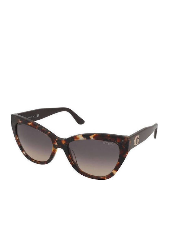 Guess Women's Sunglasses with Brown Tartaruga Plastic Frame and Gray Gradient Lens GU00204 52B