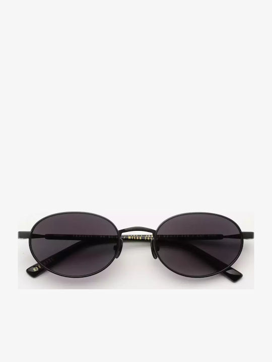 Gast Unisex Sunglasses with Black Metal Frame and Black Gradient Lens JD01