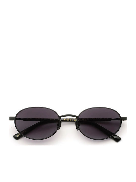 Gast Unisex Sunglasses with Black Metal Frame and Black Gradient Lens JD01