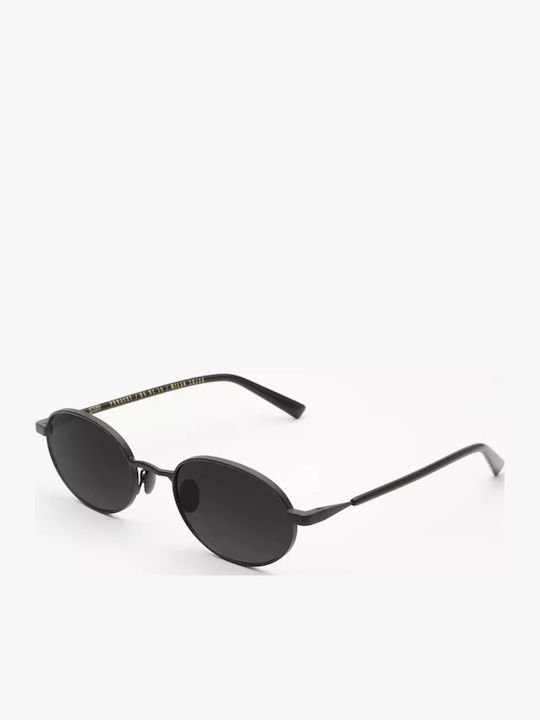 Gast Unisex Sunglasses with Black Metal Frame and Black Gradient Lens JD01