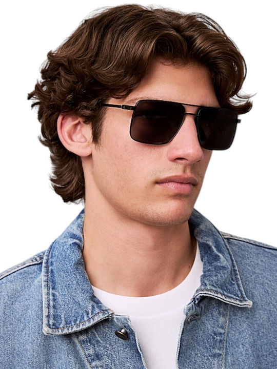 Calvin Klein Γυαλιά Ηλίου με Μεταλλικό Σκελετό Calvin Klein Γυαλιά Ηλίου με Μεταλλικό Σκελετό