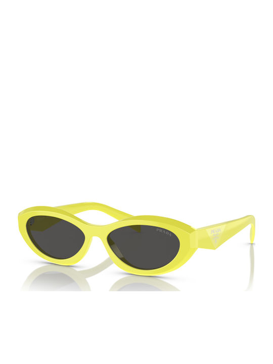Prada Damen Sonnenbrille mit Gelb Kunststoff Gestell und Gray Linse PR26ZS 13L08Z