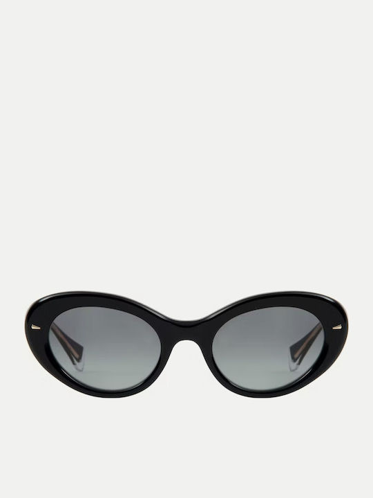Gigi Barcelona Giulietta Women's Sunglasses with Black Plastic Frame and Black Gradient Lens 6654/1