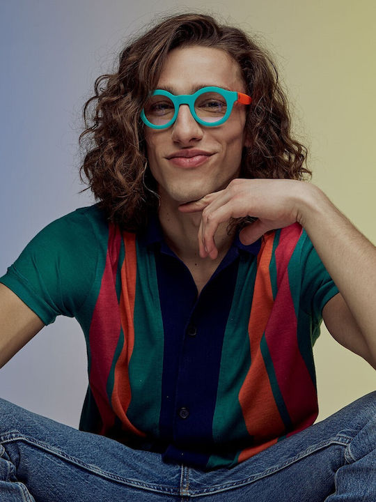 Colori Unisex Sunglasses with Plastic Frame Red/Black SS9723