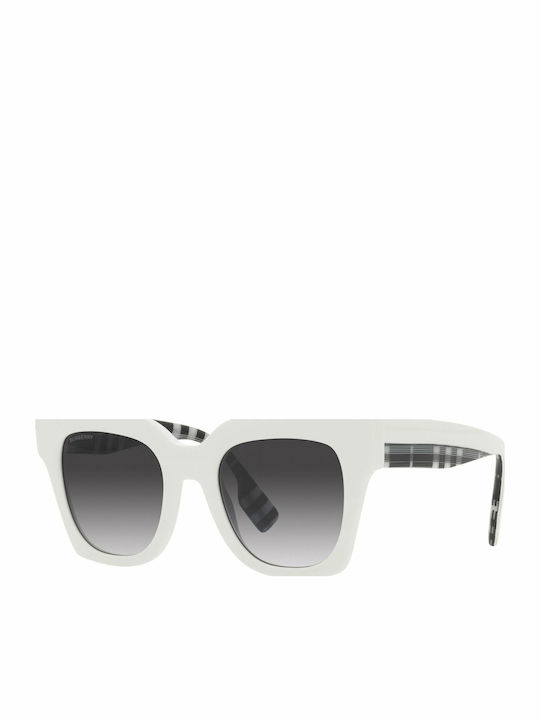 Burberry Kitty Women's Sunglasses with White Plastic Frame BE4364 39958G