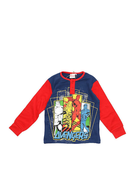 Marvel Kinder Schlafanzug Winterlich Red