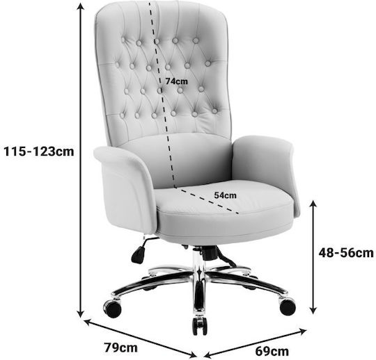 Pakketo Kaline Executive Office Chair With Recline Black Shade