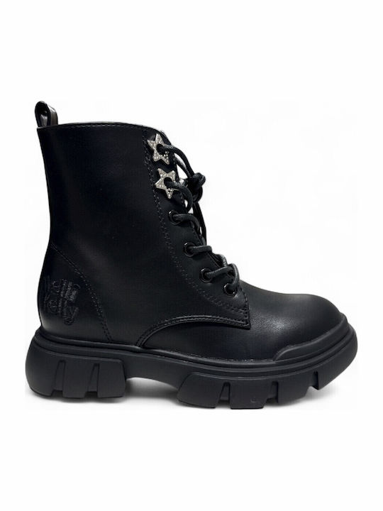 Kinderstiefel mit Reißverschluss Schwarz