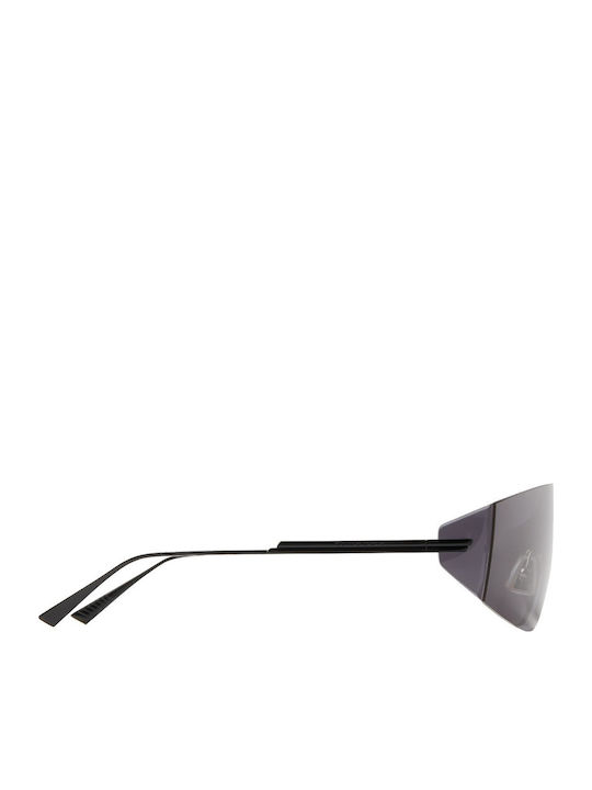 Bottega Veneta Unisex Sunglasses with Black Metal Frame and Black Lens BV1299S 001
