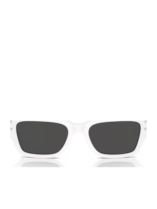 Dolce & Gabbana Унисекс Слънчеви Очила с Бяла Пластмасова Рамка и Сиви Стъкла DG4462 331287