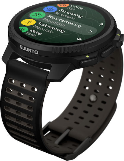 Suunto Vertical 2 48mm Waterproof Smartwatch with Heart Rate Monitor (All Black)
