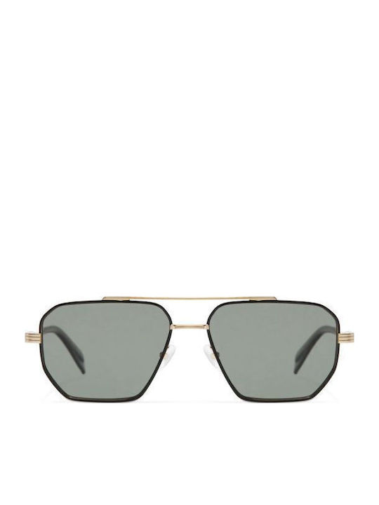 Gigi Barcelona Unisex Γυαλιά Ηλίου με Χρυσό Μεταλλικό Σκελετό και Γκρι Polarized Φακό 6907/0