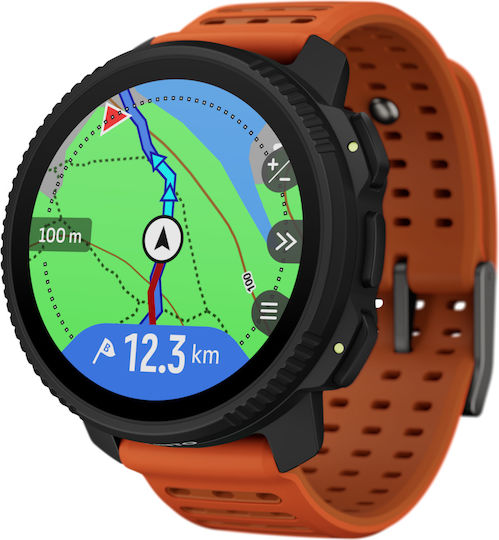 Suunto Vertical 2 48mm Αδιάβροχο Smartwatch με Παλμογράφο (Canyon)