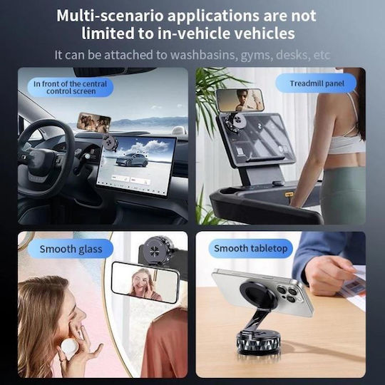 Suport Auto pentru Telefon cu magnet Argint