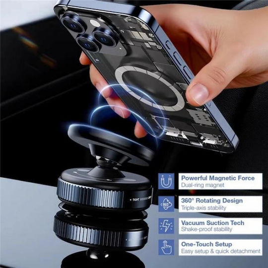 Car Mobile Mount with Magnet White