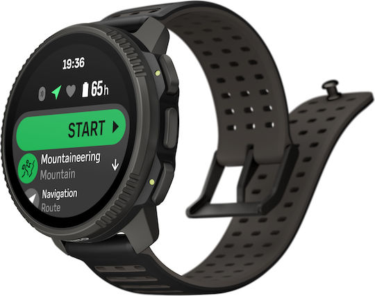 Suunto Vertical 2 48mm Waterproof Smartwatch with Heart Rate Monitor (Titanium Black)