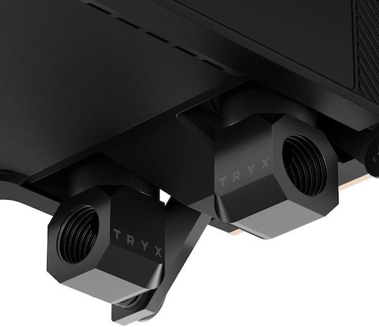Tryx Cpu Block Panorama Black For Intel And Amd Sockets 115x / 1200 / 1851 / Am4 / Am5 Black