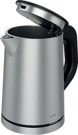 Life Galena Βραστήρας 800ml 1360W Ασημί