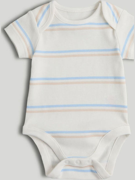 Mothercare Комплект Бебешко Боди Къс ръкав Blue 5бр