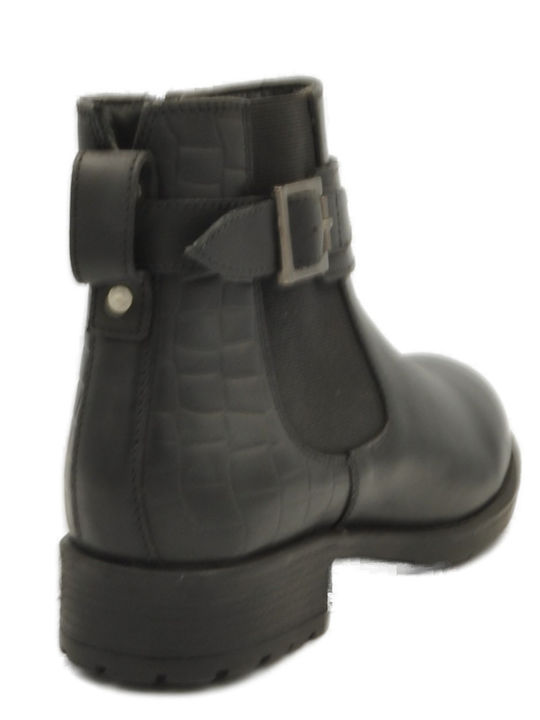 Stiefeletten Damen mit Pelz Schwarz