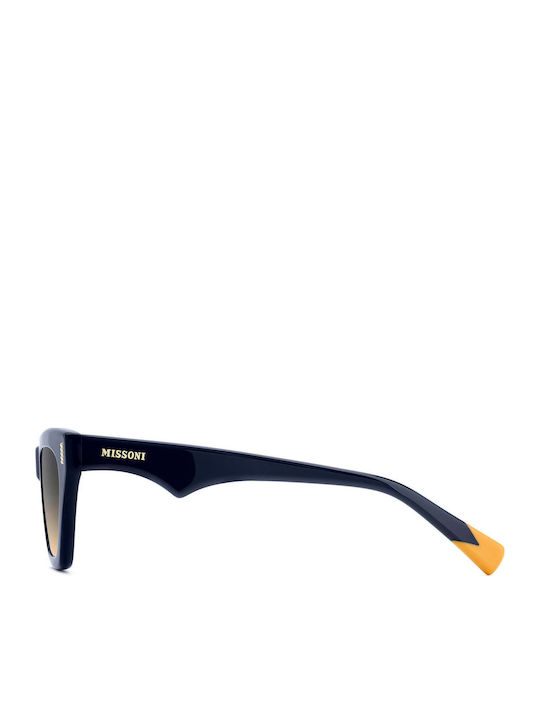 Missoni Women's Sunglasses with Blue Plastic Frame and Blue Gradient Lens MIS 0205/S 09V/GA