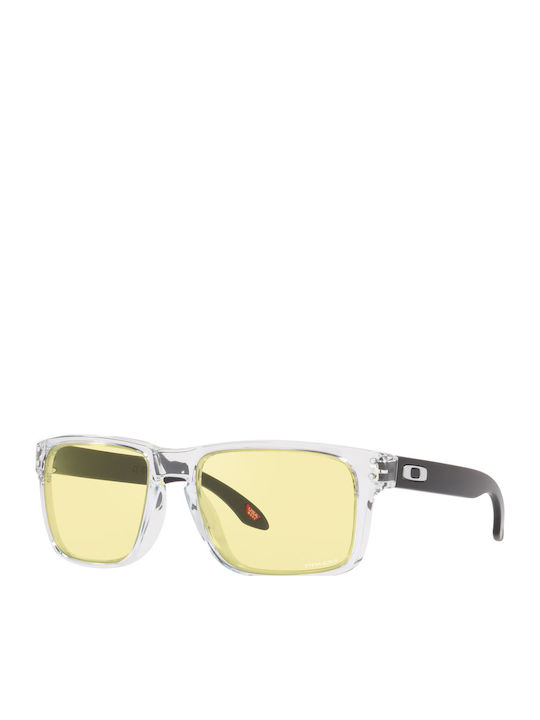 Oakley Holbrook Мъжки Слънчеви Очила със Сив Пластмасов Рамка и Жълти Стъкла