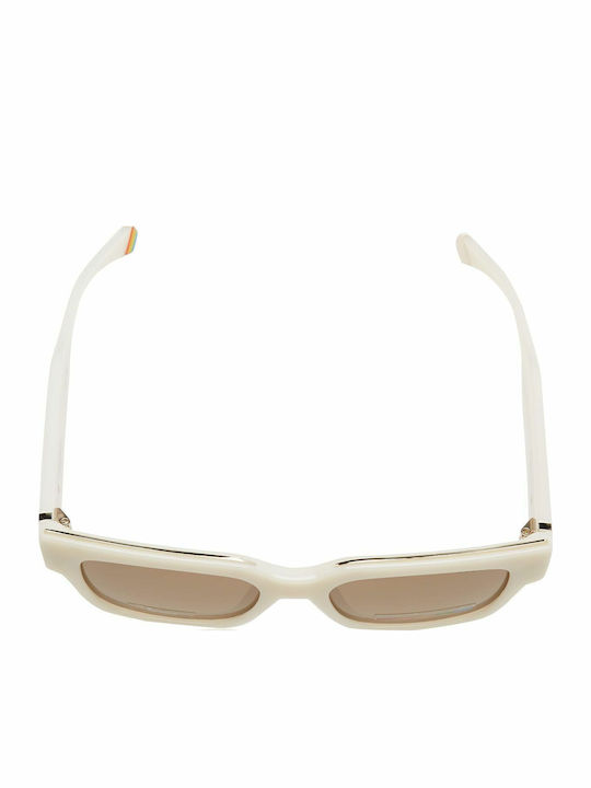 Polaroid Unisex Ochelari de soare cu Albastru Cadru și Maro Polarized Lentilă PLD6198/S SZJ/SP