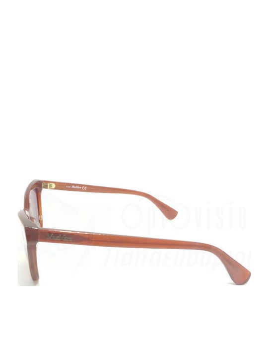 Max Mara Women's Sunglasses with Brown Horn-Rimmed Frame MM 0011 44S