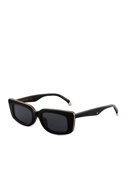 Oscar & Frank Suria Unisex Sunglasses with Plastic Frame Gloss Black