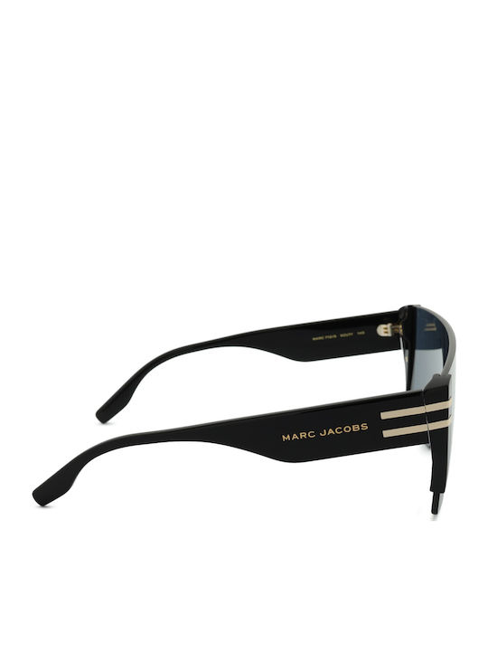 Marc Jacobs Ochelari De Soare Pentru Femei Cu Ramă Neagră Din Plastic Și Lentile Negre MARC 712/S NZU7Y