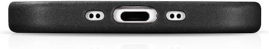 iCarer Back Cover Leather 2mm Waterproof Black (iPhone Air)