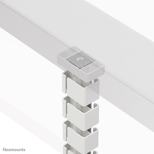 Neomounts Cable Spine Organizer Sit Stand Desk Frames Magnet Mounted White