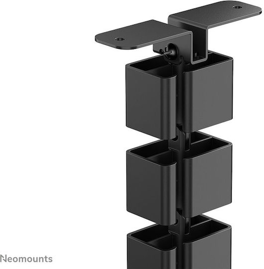 Neomounts Cable Spine Organizer Sit Stand Desk Frames Screw Mounted Magnetic Channel Black