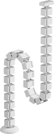 Neomounts Cable Spine Organizer Sit Stand Desk Frames Magnet Mounted White