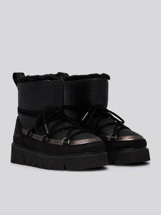 Replay Ankle Boots Black