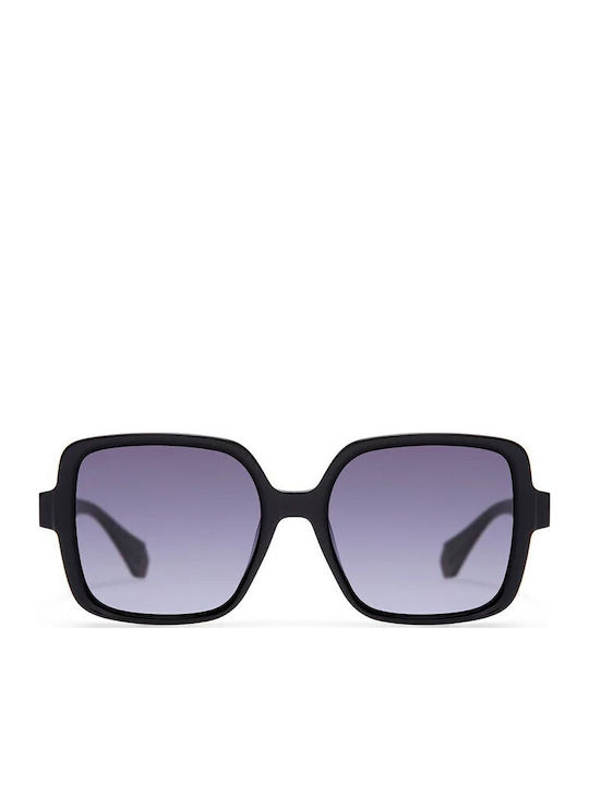 Gigi Barcelona Women's Sunglasses with Black Plastic Frame and Gray Gradient Lens 6950/1