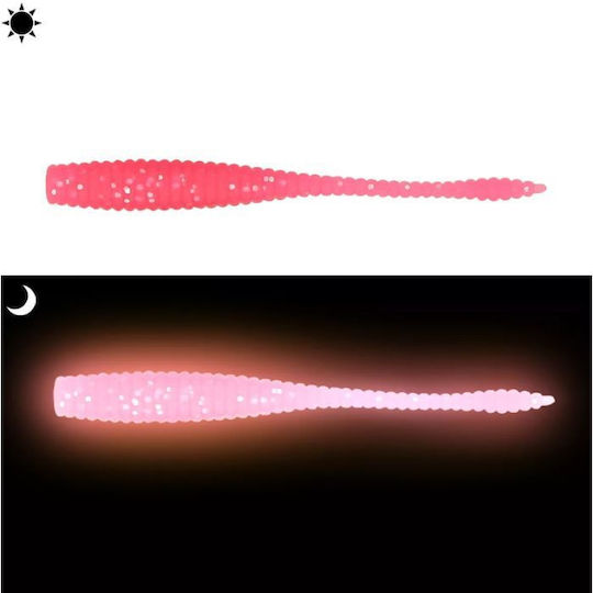 Siliconat Zeox Pixie Tail 4.4cm #103 Glow Roz Fluorescent