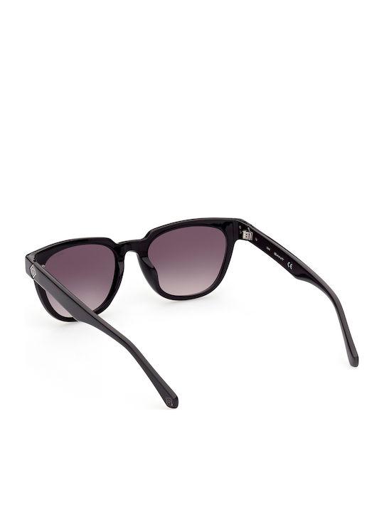 Gant Women's Sunglasses with Black Plastic Frame and Gray Gradient Lens GA7192 01B