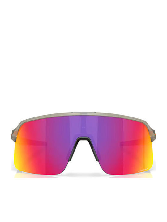 Oakley Lite Bărbătești Ochelari de soare cu Alb Cadru și Multicolor Oglindă Lentilă OO9463-68