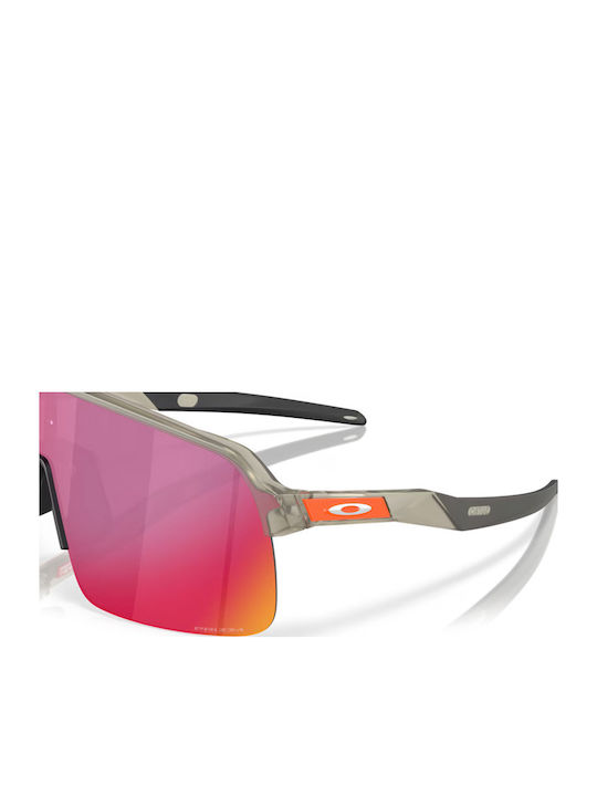 Oakley Lite Bărbătești Ochelari de soare cu Alb Cadru și Multicolor Oglindă Lentilă OO9463-68