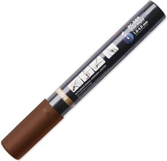 Μαρκαδόρος Posca Pc-5br 1-4mm Μύτη Πινέλο Brown 21