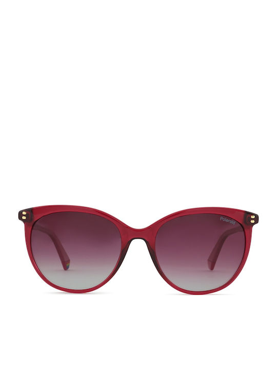 Polaroid Feminini Ochelari de soare cu Roz Cadru și Violet Degrade Lentilă PLD6231/S QHO/JR
